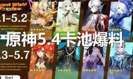 原神57卡池最新爆料,神秘角色登场，惊喜不断！